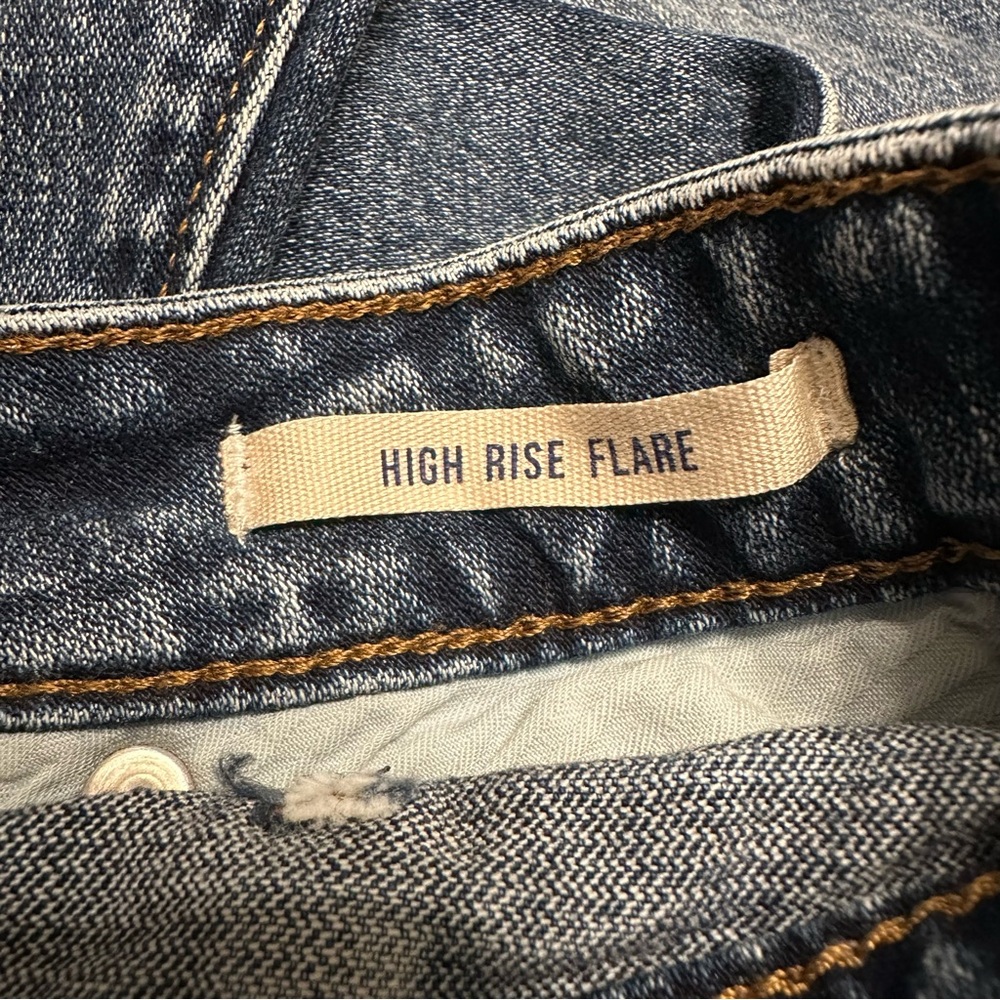 Wrangler Retro High Rise Flare Blue Jeans, Size 27 - Picture 7 of 12
